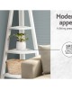 5 Tier Corner Ladder Display Shelf Home Storage Plant Stand Bookshelf