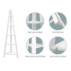 5 Tier Corner Ladder Display Shelf Home Storage Plant Stand Bookshelf 5 Tier Corner Ladder Display Shelf Home Storage Plant Stand Bookshelf