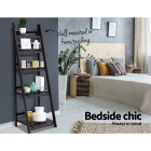 Display Shelf 5 Tier Wooden Ladder Stand Storage Book Shelves Rack Coffee Display Shelf 5 Tier Wooden Ladder Stand Storage Book Shelves Rack Coffee