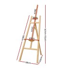 Painting Easel Stand Wedding Wooden Easels Tripod Shop Art Display 175cm Painting Easel Stand Wedding Wooden Easels Tripod Shop Art Display 175cm