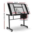 Adjustable Drawing Desk – Black and Grey Adjustable Drawing Desk – Black and Grey