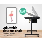 Adjustable Drawing Desk – Black and Grey Adjustable Drawing Desk – Black and Grey