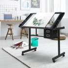 Adjustable Drawing Desk – Black and Grey Adjustable Drawing Desk – Black and Grey
