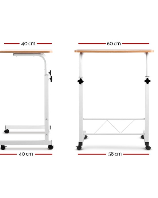 Laptop Table Desk Portable – Light Wood