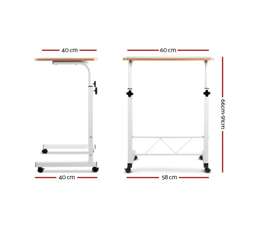 Laptop Table Desk Portable – Light Wood Laptop Table Desk Portable – Light Wood