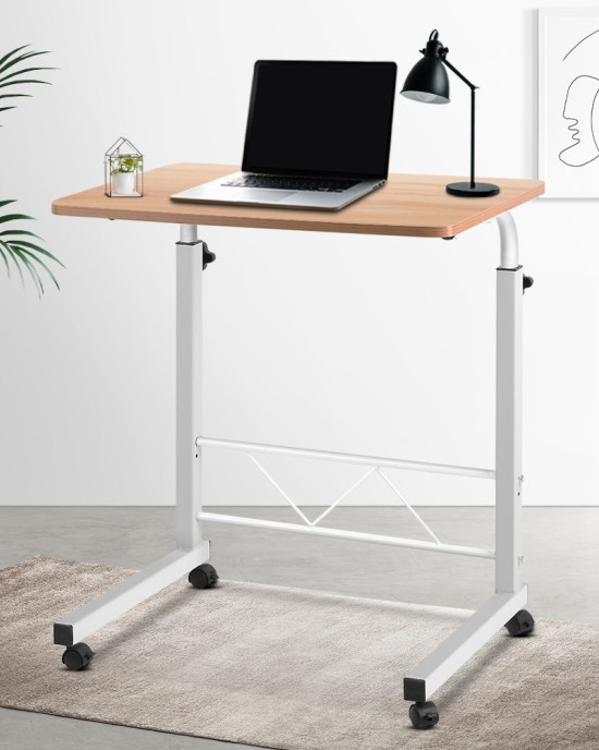 Laptop Table Desk Portable – Light Wood