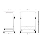 Laptop Table Desk Portable – White Laptop Table Desk Portable – White
