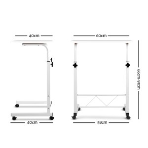 Laptop Table Desk Portable – White