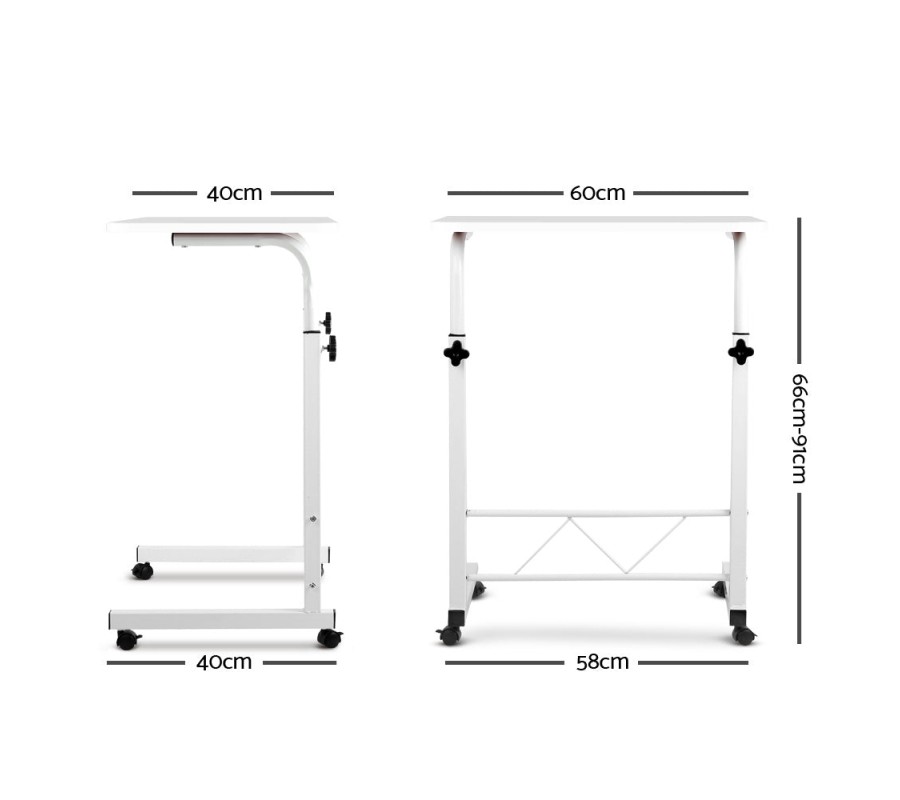 Laptop Table Desk Portable – White Laptop Table Desk Portable – White