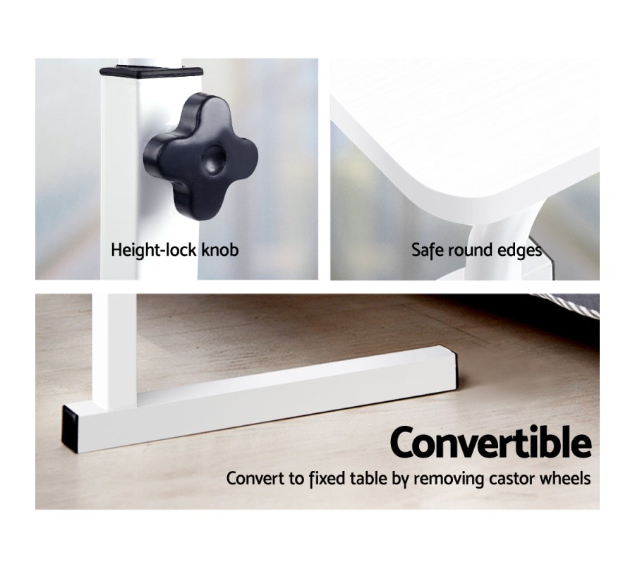 Laptop Table Desk Portable – White Laptop Table Desk Portable – White
