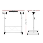 Portable Mobile Laptop Desk Notebook Computer Height Adjustable Table Sit Stand Study Office Work White Portable Mobile Laptop Desk Notebook Computer Height Adjustable Table Sit Stand Study Office Work White