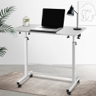 Portable Mobile Laptop Desk Notebook Computer Height Adjustable Table Sit Stand Study Office Work White Portable Mobile Laptop Desk Notebook Computer Height Adjustable Table Sit Stand Study Office Work White