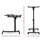 Laptop Table Desk Adjustable Stand With Fan – Black Laptop Table Desk Adjustable Stand With Fan – Black