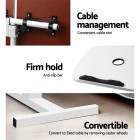 Laptop Table Desk Adjustable Stand With Fan – White Laptop Table Desk Adjustable Stand With Fan – White