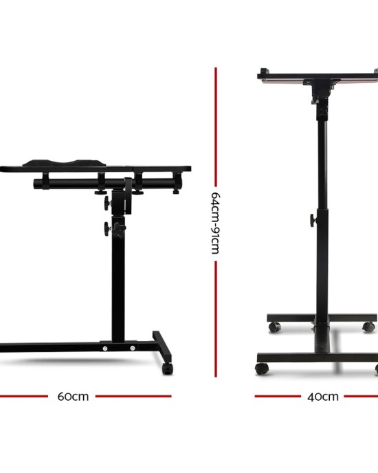 Laptop Table Desk Adjustable Stand – Black