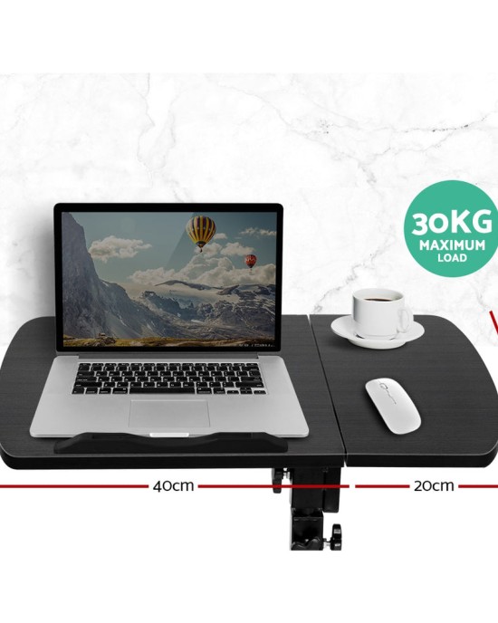 Laptop Table Desk Adjustable Stand – Black