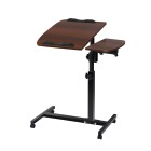 Laptop Table Desk Adjustable Stand – Walnut Laptop Table Desk Adjustable Stand – Walnut