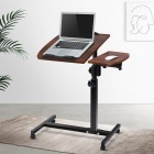 Laptop Table Desk Adjustable Stand – Walnut Laptop Table Desk Adjustable Stand – Walnut