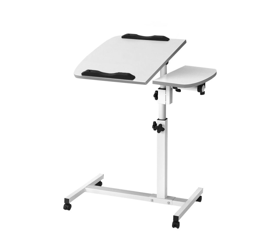 Laptop Table Desk Adjustable Stand – White Laptop Table Desk Adjustable Stand – White