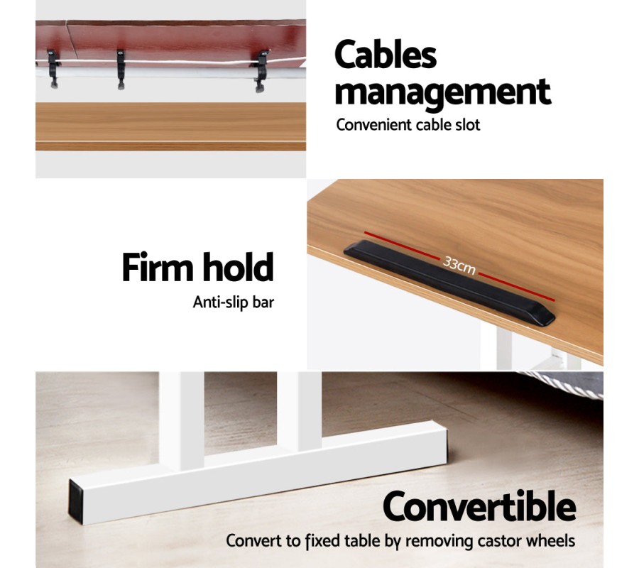 Twin Laptop Table Desk – Light Wood Twin Laptop Table Desk – Light Wood