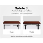 Standing Desk Top Adjustable Motorised Electric Sit Stand Table Walnut Standing Desk Top Adjustable Motorised Electric Sit Stand Table Walnut