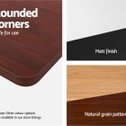 Standing Desk Top Adjustable Motorised Electric Sit Stand Table Walnut Standing Desk Top Adjustable Motorised Electric Sit Stand Table Walnut