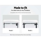 Standing Desk Top Adjustable Motorised Electric Sit Stand Table White Standing Desk Top Adjustable Motorised Electric Sit Stand Table White
