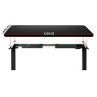 Electric Standing Desk Black 120cm Motorised Adjustable Sit Stand Desks Black Electric Standing Desk Black 120cm Motorised Adjustable Sit Stand Desks Black