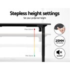 Electric Standing Desk Black 120cm Motorised Adjustable Sit Stand Desks Black Electric Standing Desk Black 120cm Motorised Adjustable Sit Stand Desks Black
