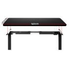 Electric Standing Desk Black 140cm Motorised Adjustable Sit Stand Desks Black Electric Standing Desk Black 140cm Motorised Adjustable Sit Stand Desks Black