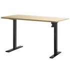 Electric Standing Desk Oak 120cm Motorised Adjustable Sit Stand Desks Black Electric Standing Desk Oak 120cm Motorised Adjustable Sit Stand Desks Black