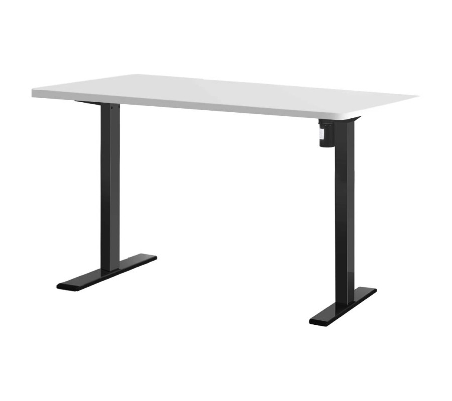 Electric Standing Desk White 120cm Motorised Adjustable Sit Stand Desks Black Electric Standing Desk White 120cm Motorised Adjustable Sit Stand Desks Black