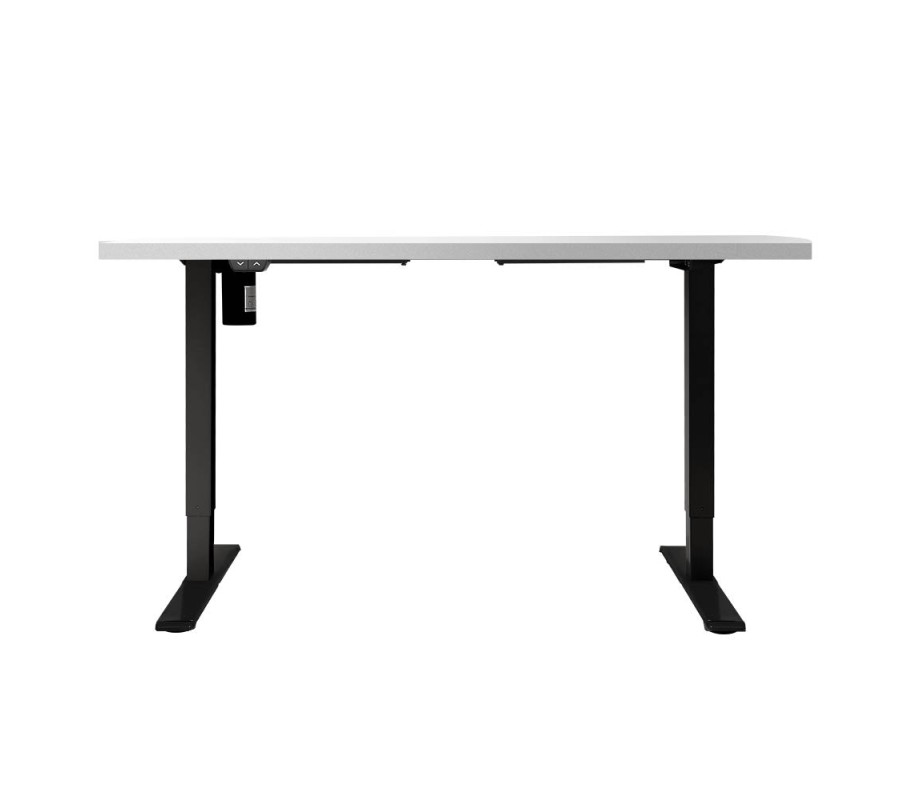 Electric Standing Desk White 120cm Motorised Adjustable Sit Stand Desks Black Electric Standing Desk White 120cm Motorised Adjustable Sit Stand Desks Black