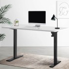 Electric Standing Desk White 120cm Motorised Adjustable Sit Stand Desks Black Electric Standing Desk White 120cm Motorised Adjustable Sit Stand Desks Black
