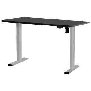 Electric Standing Desk Black 120cm Motorised Adjustable Sit Stand Desks Grey