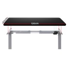 Electric Standing Desk Black 120cm Motorised Adjustable Sit Stand Desks Grey Electric Standing Desk Black 120cm Motorised Adjustable Sit Stand Desks Grey