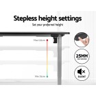 Electric Standing Desk Black 120cm Motorised Adjustable Sit Stand Desks Grey Electric Standing Desk Black 120cm Motorised Adjustable Sit Stand Desks Grey