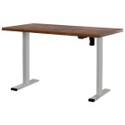 Electric Standing Desk Brown 120cm Motorised Adjustable Sit Stand Desks Grey Electric Standing Desk Brown 120cm Motorised Adjustable Sit Stand Desks Grey