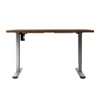 Electric Standing Desk Brown 120cm Motorised Adjustable Sit Stand Desks Grey Electric Standing Desk Brown 120cm Motorised Adjustable Sit Stand Desks Grey