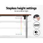 Electric Standing Desk Brown 120cm Motorised Adjustable Sit Stand Desks Grey Electric Standing Desk Brown 120cm Motorised Adjustable Sit Stand Desks Grey