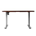 Electric Standing Desk Walnut 120cm Motorised Adjustable Sit Stand Desks Grey Electric Standing Desk Walnut 120cm Motorised Adjustable Sit Stand Desks Grey