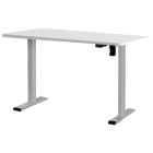 Electric Standing Desk White 120cm Motorised Adjustable Sit Stand Desks Grey Electric Standing Desk White 120cm Motorised Adjustable Sit Stand Desks Grey