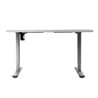 Electric Standing Desk White 120cm Motorised Adjustable Sit Stand Desks Grey Electric Standing Desk White 120cm Motorised Adjustable Sit Stand Desks Grey