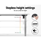 Electric Standing Desk White 120cm Motorised Adjustable Sit Stand Desks Grey Electric Standing Desk White 120cm Motorised Adjustable Sit Stand Desks Grey