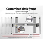 Electric Standing Desk White 120cm Motorised Adjustable Sit Stand Desks Grey Electric Standing Desk White 120cm Motorised Adjustable Sit Stand Desks Grey