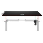 Electric Standing Desk Black 120cm Motorised Adjustable Sit Stand Desks White Electric Standing Desk Black 120cm Motorised Adjustable Sit Stand Desks White