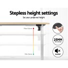 Electric Standing Desk 120cm Motorised Adjustable Sit Stand Desks White Oak Electric Standing Desk 120cm Motorised Adjustable Sit Stand Desks White Oak