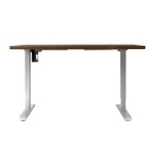 Electric Standing Desk Brown 120cm Motorised Adjustable Sit Stand Desks White Electric Standing Desk Brown 120cm Motorised Adjustable Sit Stand Desks White