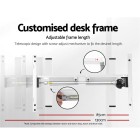 Electric Standing Desk Brown 120cm Motorised Adjustable Sit Stand Desks White Electric Standing Desk Brown 120cm Motorised Adjustable Sit Stand Desks White