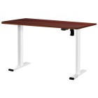 Electric Standing Desk Walnut 120cm Motorised Adjustable Sit Stand Desks White Electric Standing Desk Walnut 120cm Motorised Adjustable Sit Stand Desks White